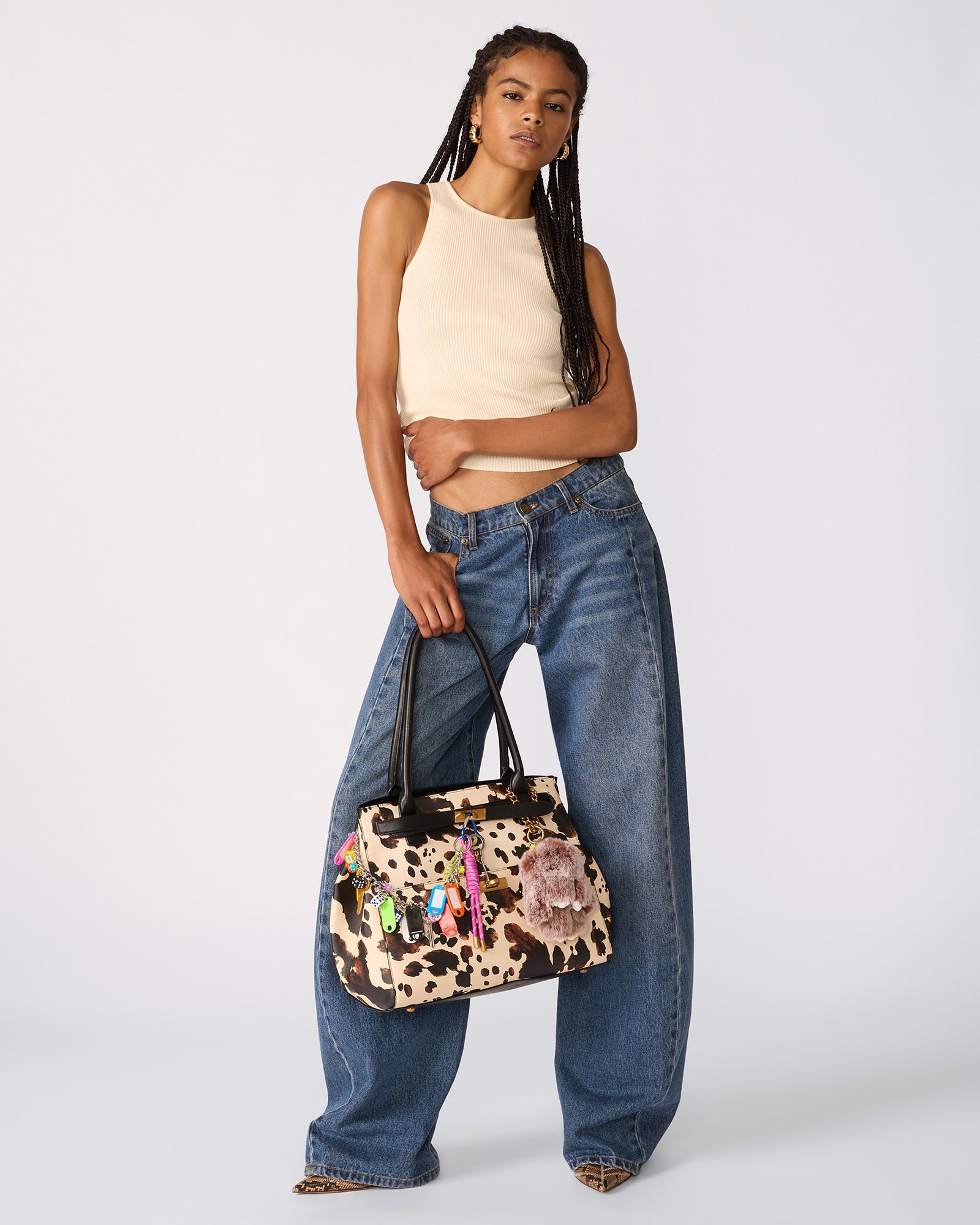 LEILANI BAG BROWN PRINT - view 2