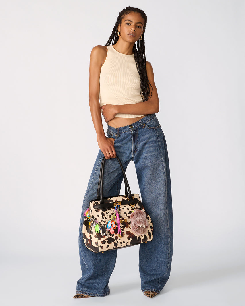 LEILANI BAG BROWN PRINT - view 2