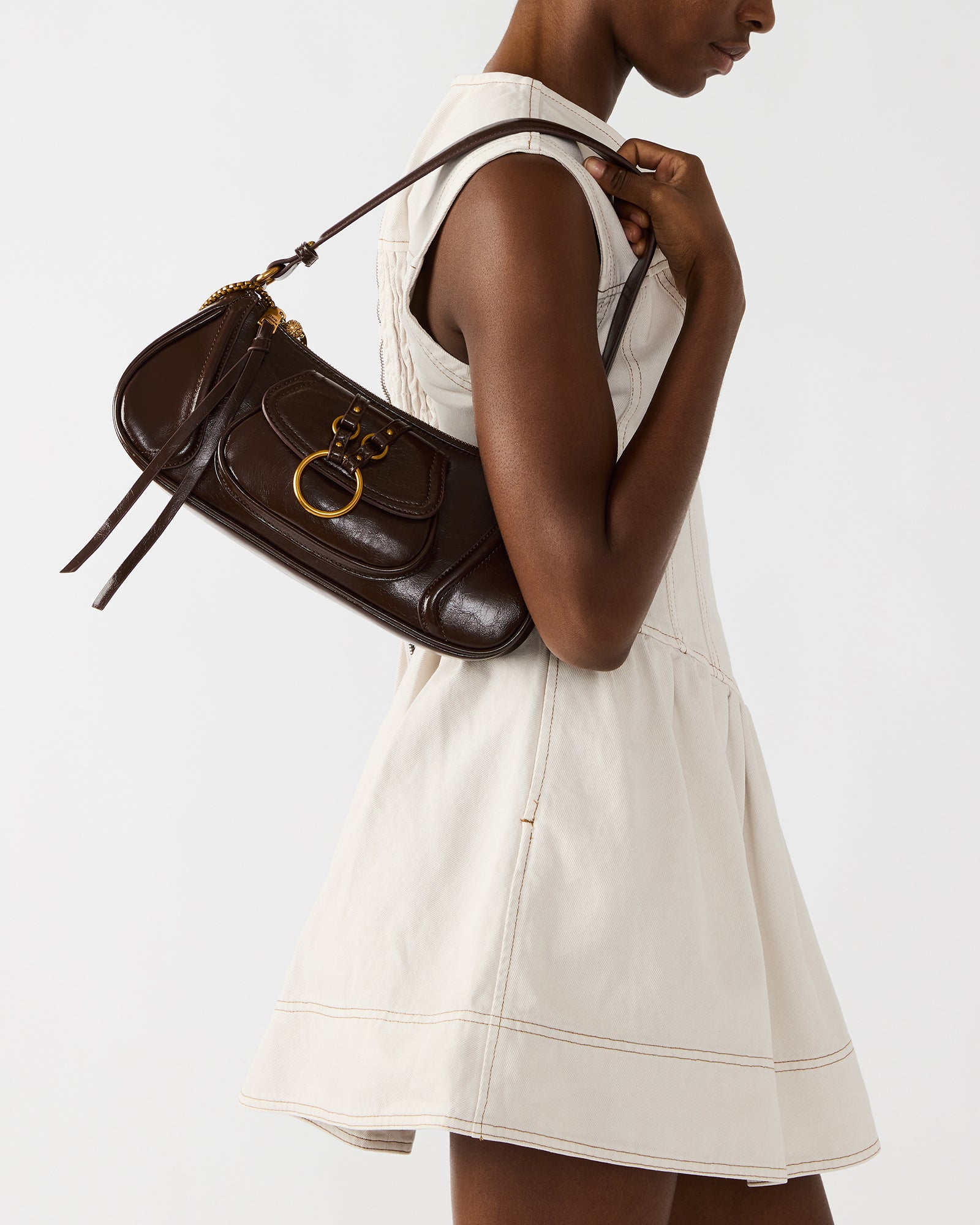 Steve Madden BLUXXAR Shoulder Bag Women's Brown Steve Madden BLUXXAR Shoulder Bag Women's Brown