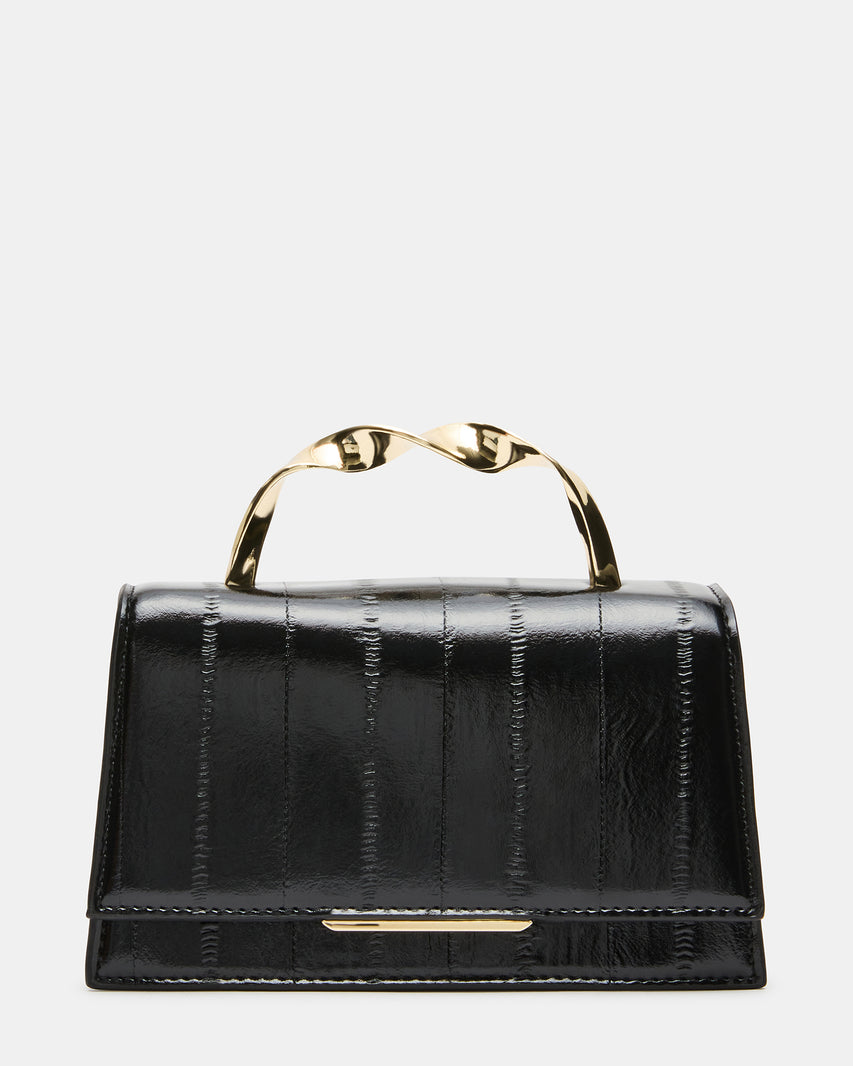 MARCY BAG BLACK EEL