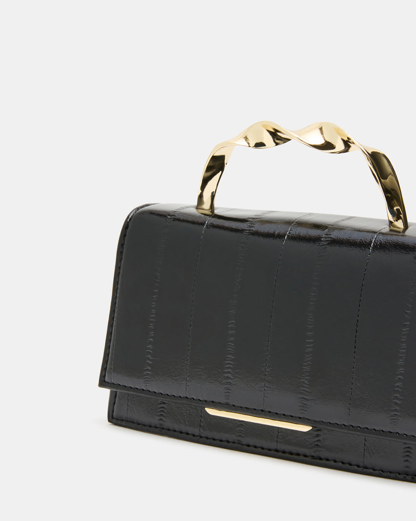 MARCY BAG BLACK EEL - view 3