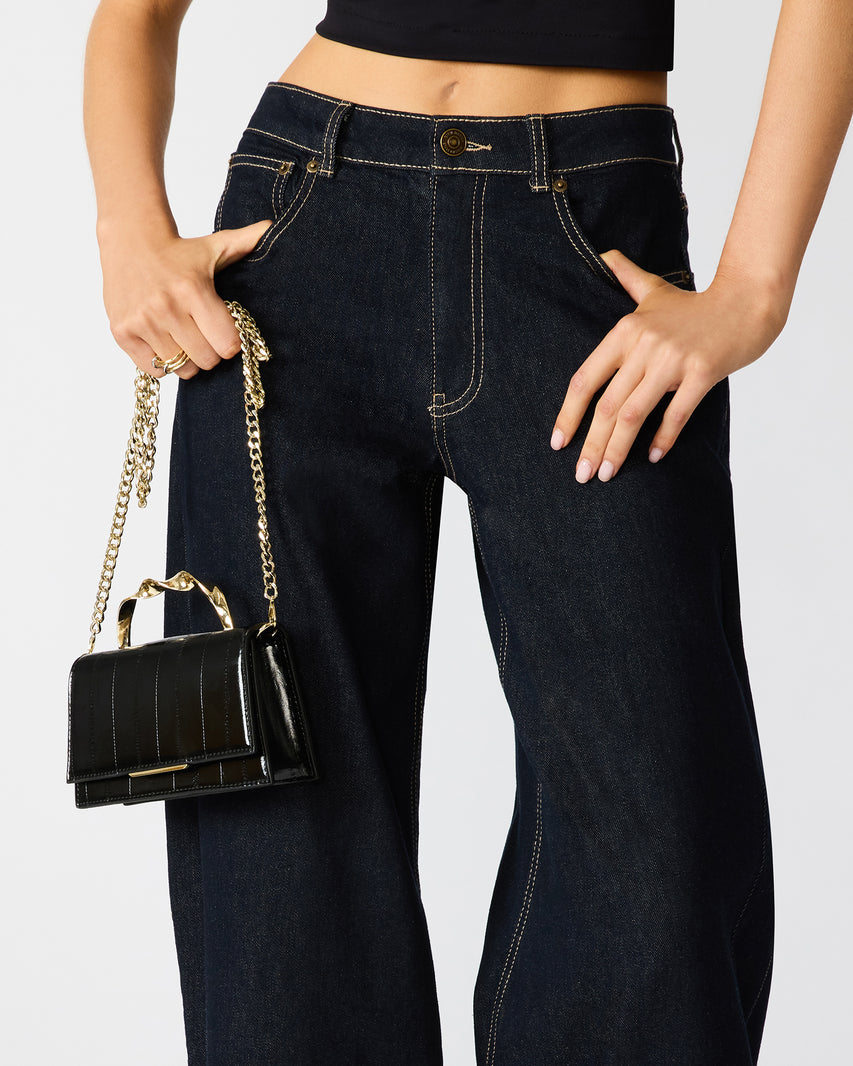 MARCY BAG BLACK EEL - view 2
