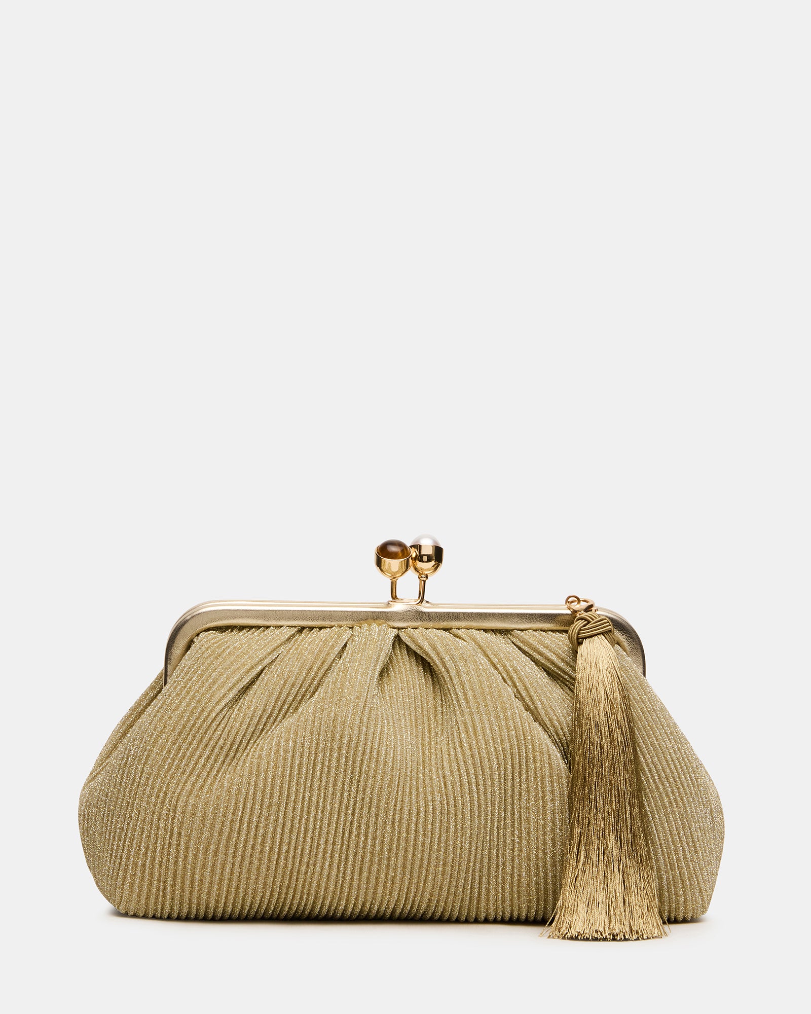 MARISOL BAG GOLD PLISSE