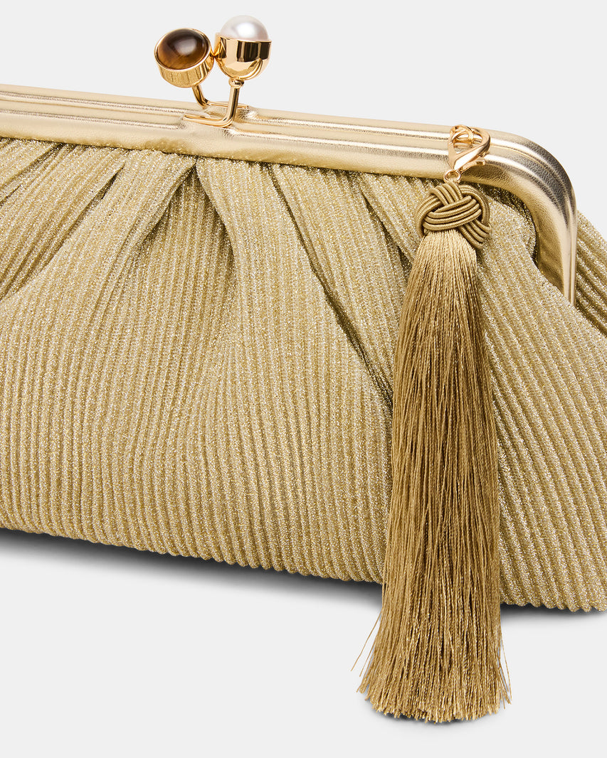 MARISOL BAG GOLD PLISSE - view 2