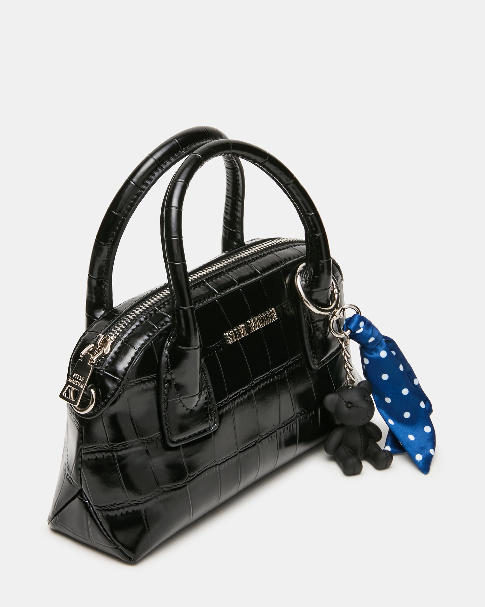 MELODIE BAG BLACK CROCODILE - view 4