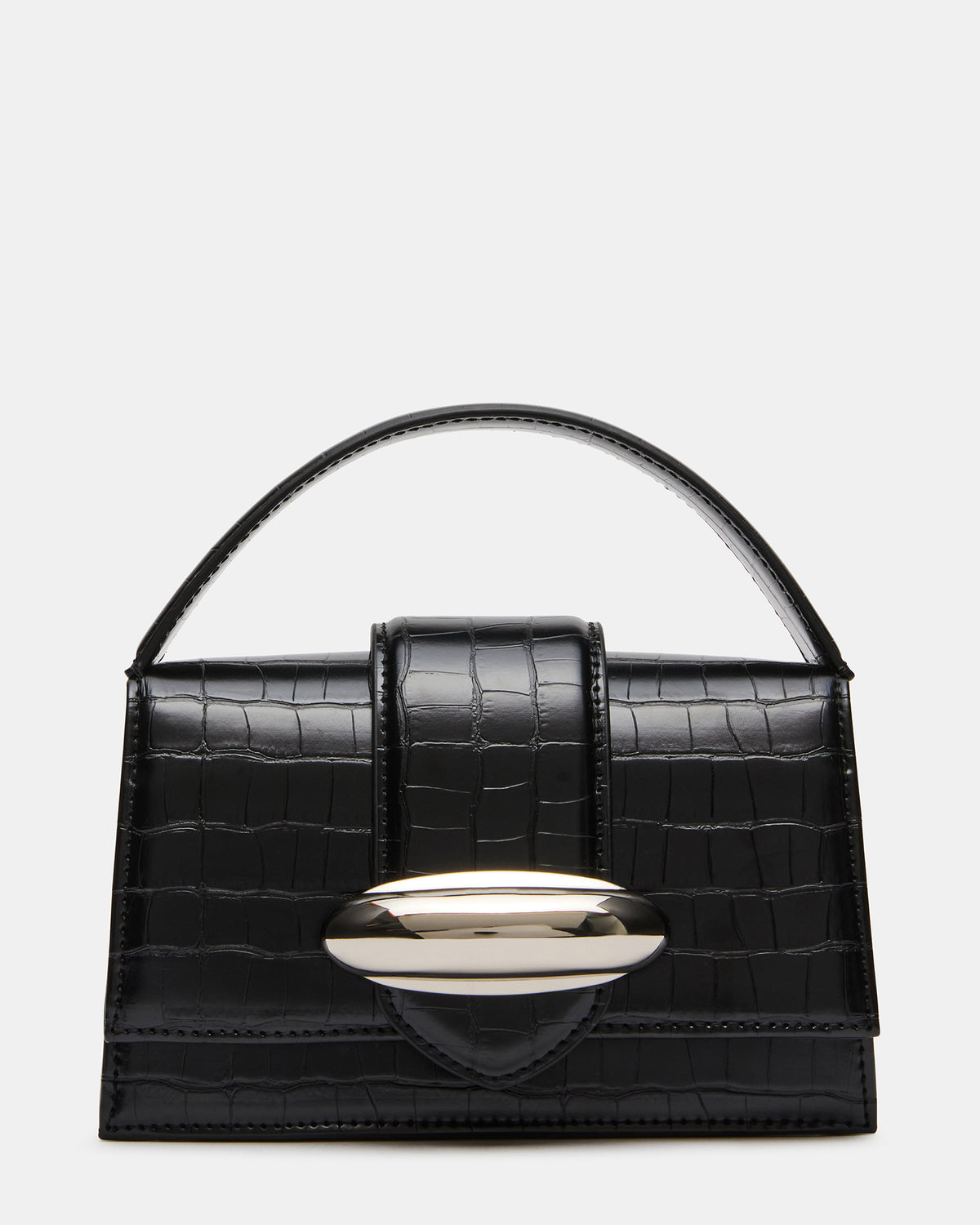 MISHELL BAG BLACK CROCODILE