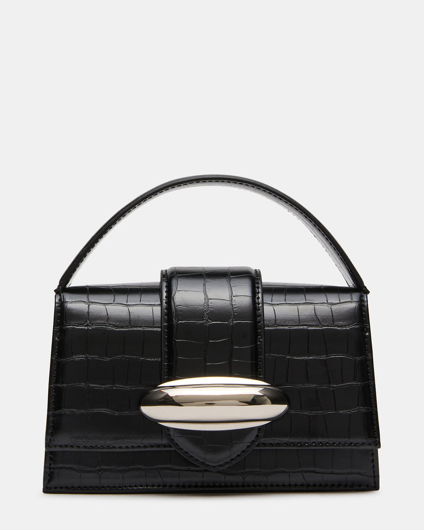 MISHELL BAG BLACK CROCODILE