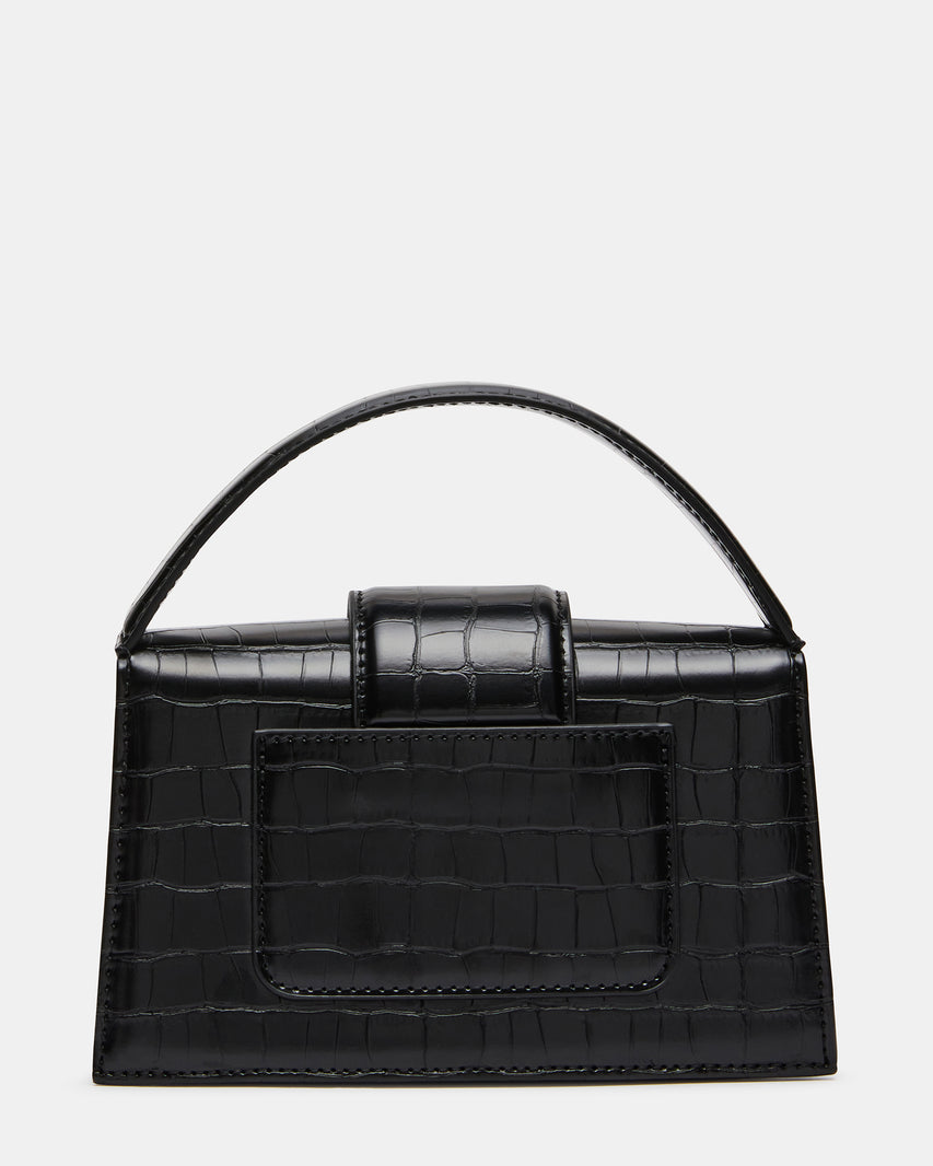 MISHELL BAG BLACK CROCODILE - view 5
