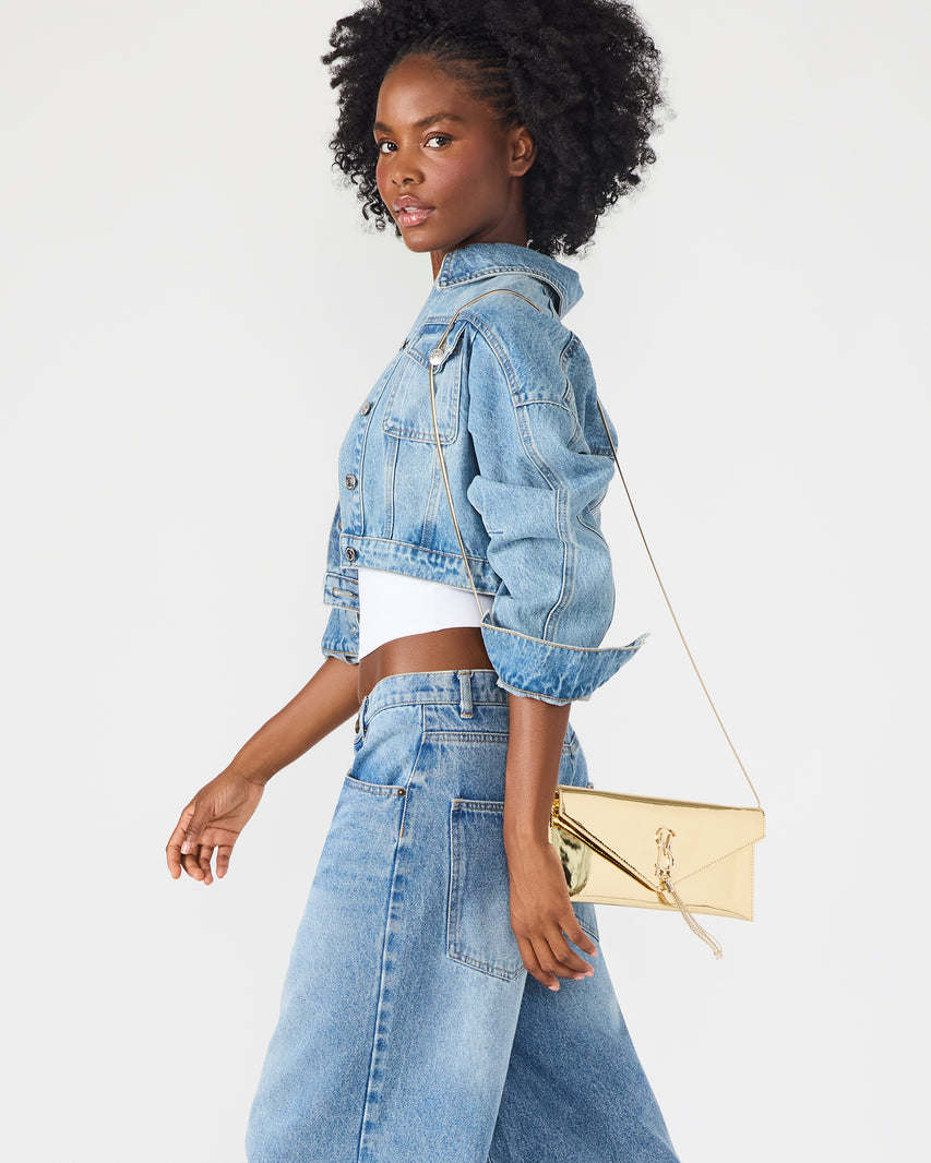 MORGANA BAG GOLD PATENT