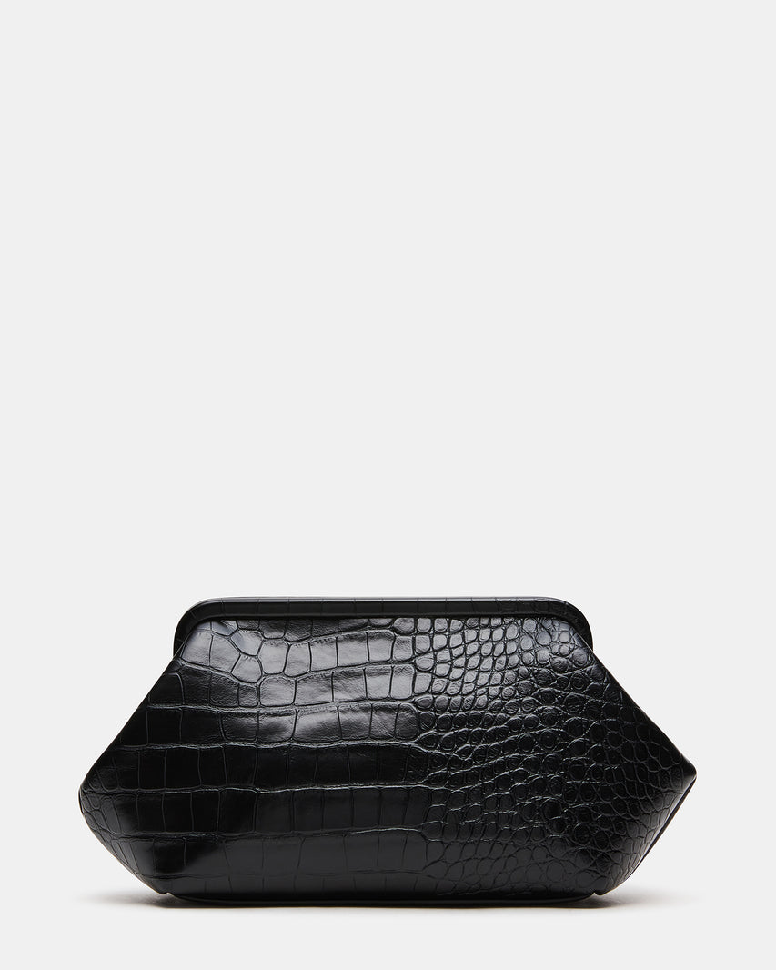 NOVAK BAG BLACK CROCODILE