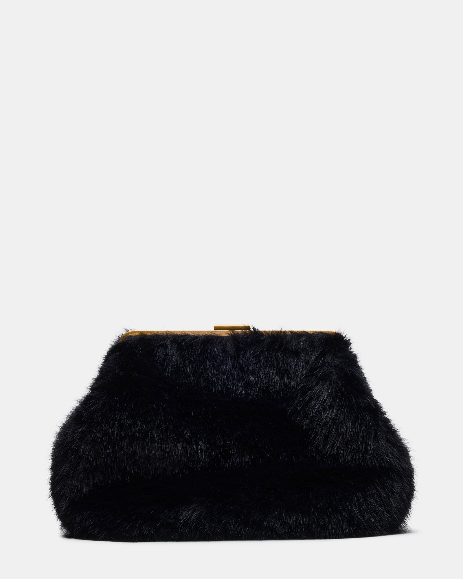 SEFINA FAUX FUR BAG BLACK