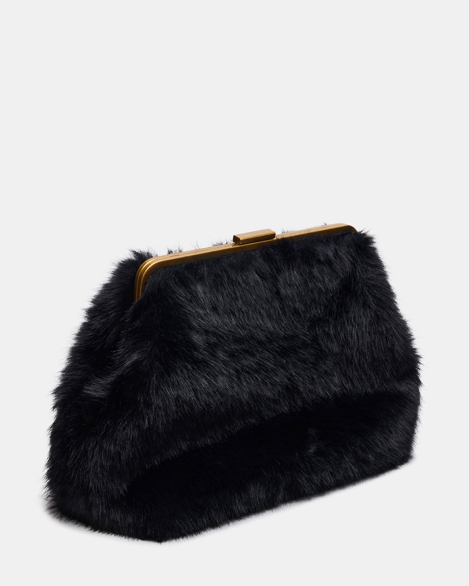 SEFINA FAUX FUR BAG BLACK - view 4
