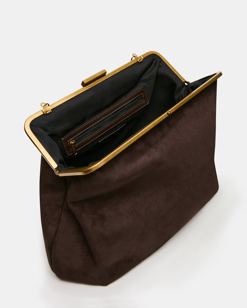 SEFINA BAG BROWN SUEDE - view 4