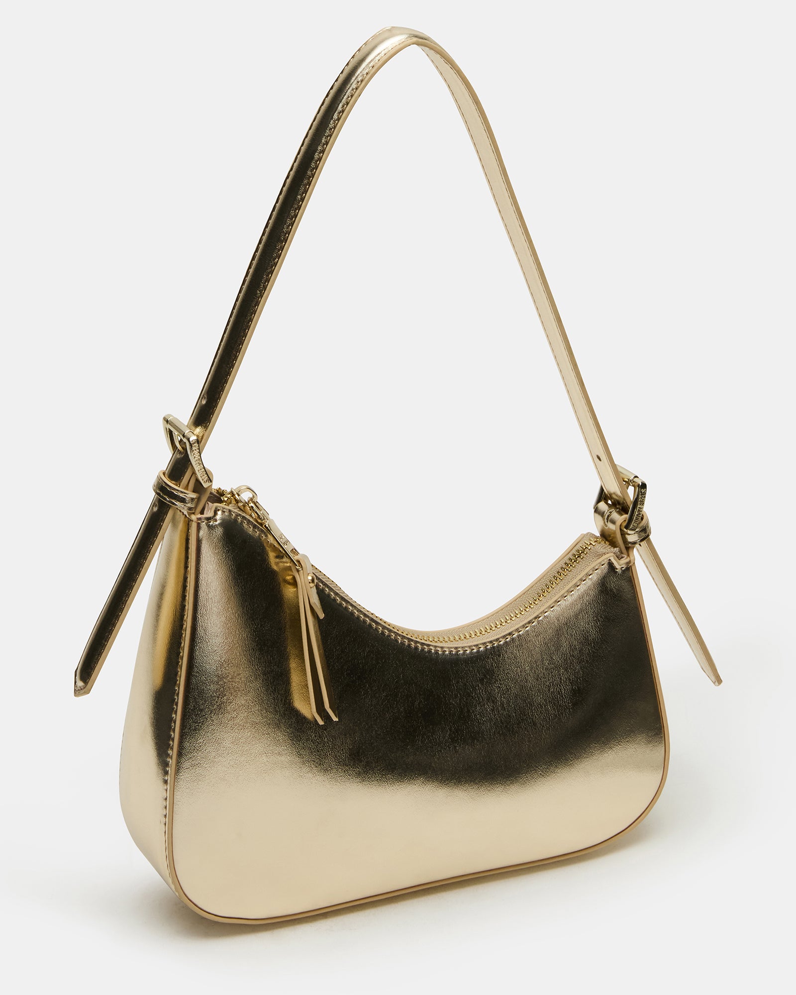 SMITH Bag Gold Asymmetric Shoulder Handbag – Steve Madden