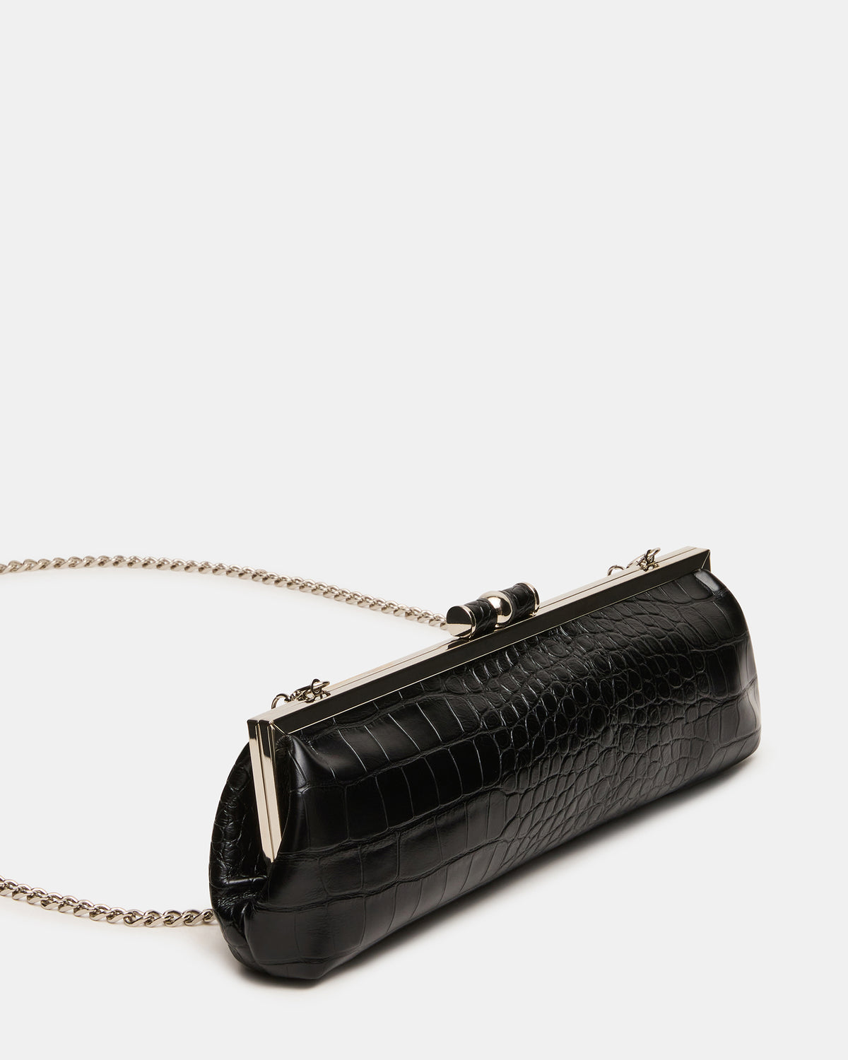 STEFANO BAG BLACK CROCODILE - view 3