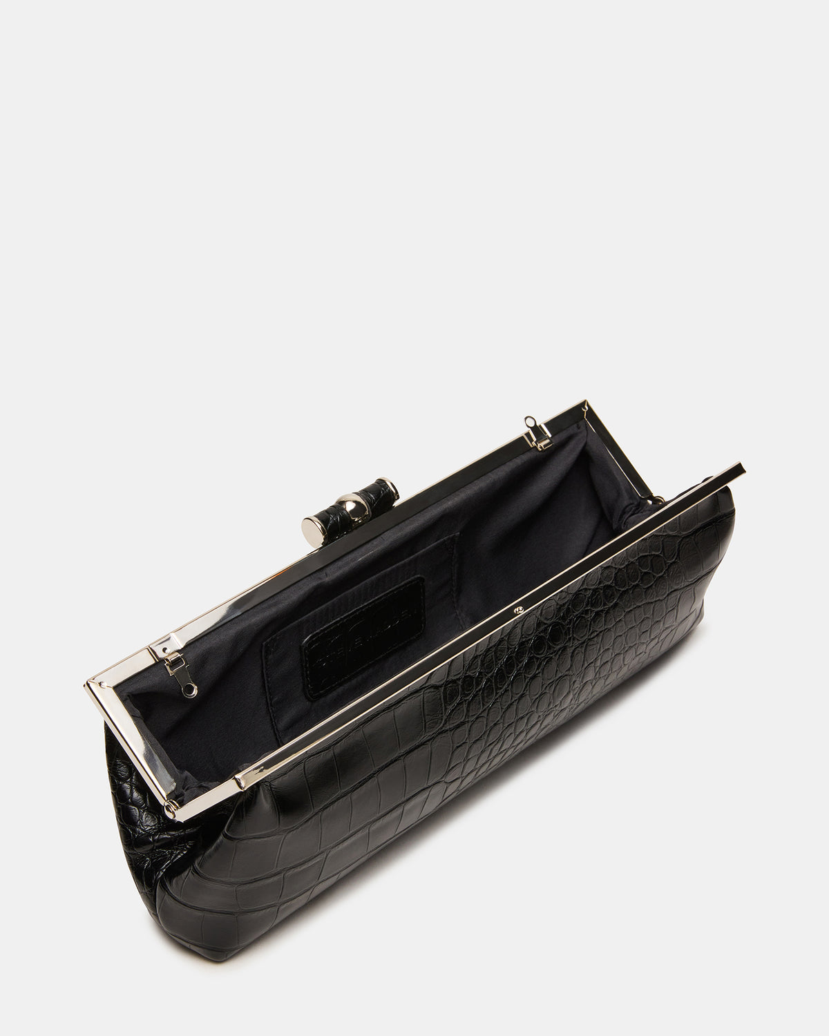 STEFANO BAG BLACK CROCODILE - view 4