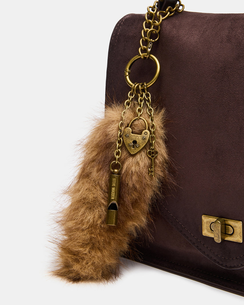 THEIA SUEDE BAG CHOCOLATE - view 3