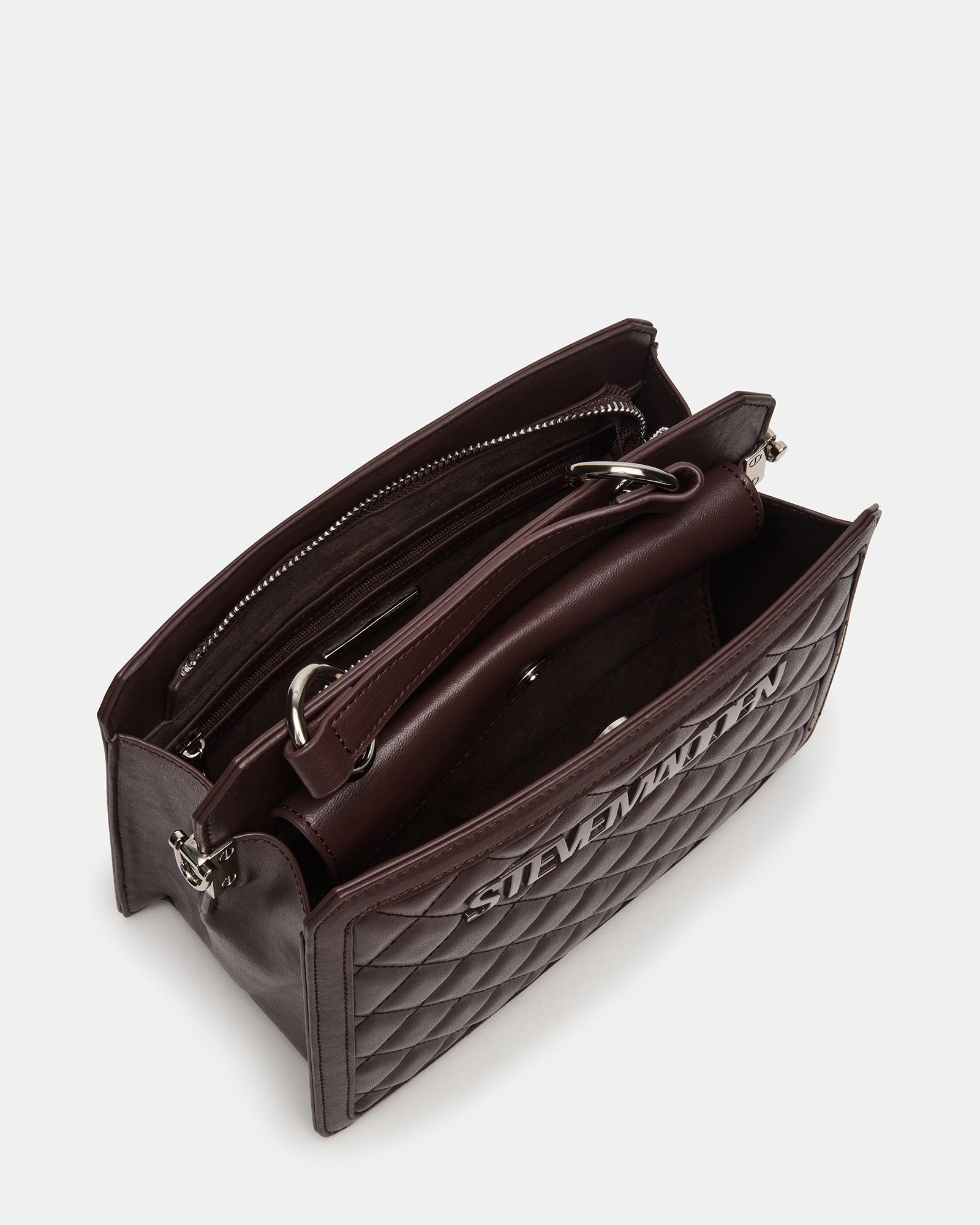 EVELYN BAG CHOCOLATE QUILTED