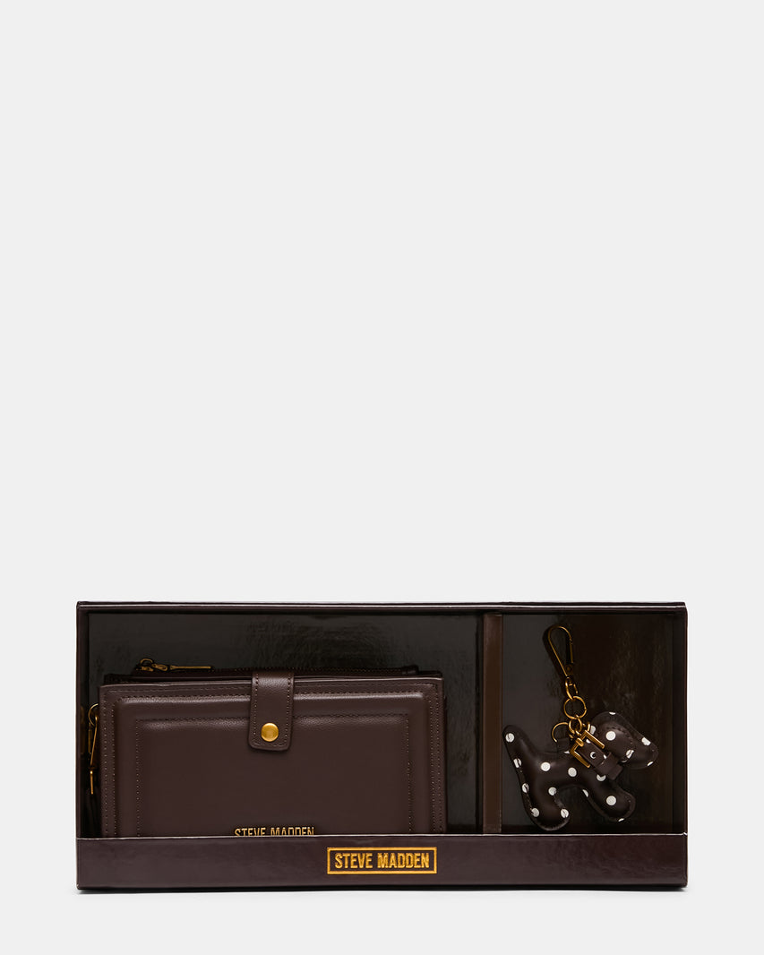 SPARKI WALLET GIFT SET CHOCOLATE