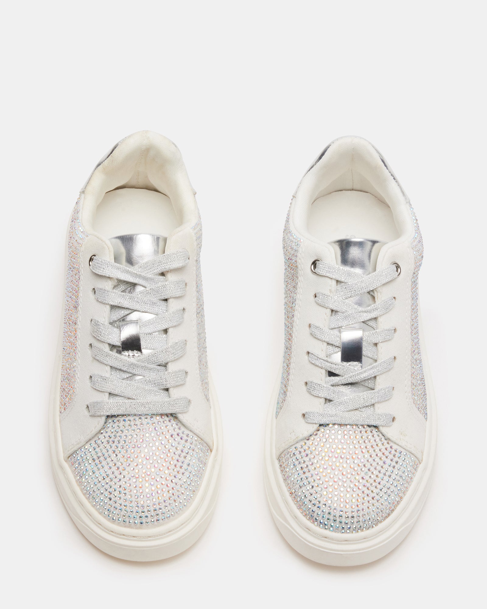 Kids' CHARLY Rhinestones | Girls' Low-Top Lace-Up Sneaker – Steve Madden