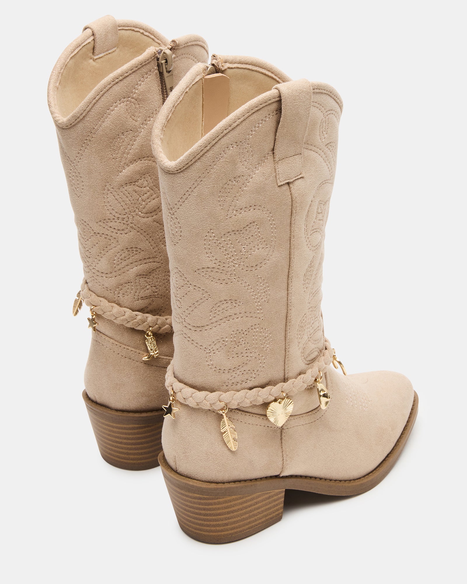 Kids' LEANA Sand Pointed-Toe Western Girls' Boot – Steve Madden