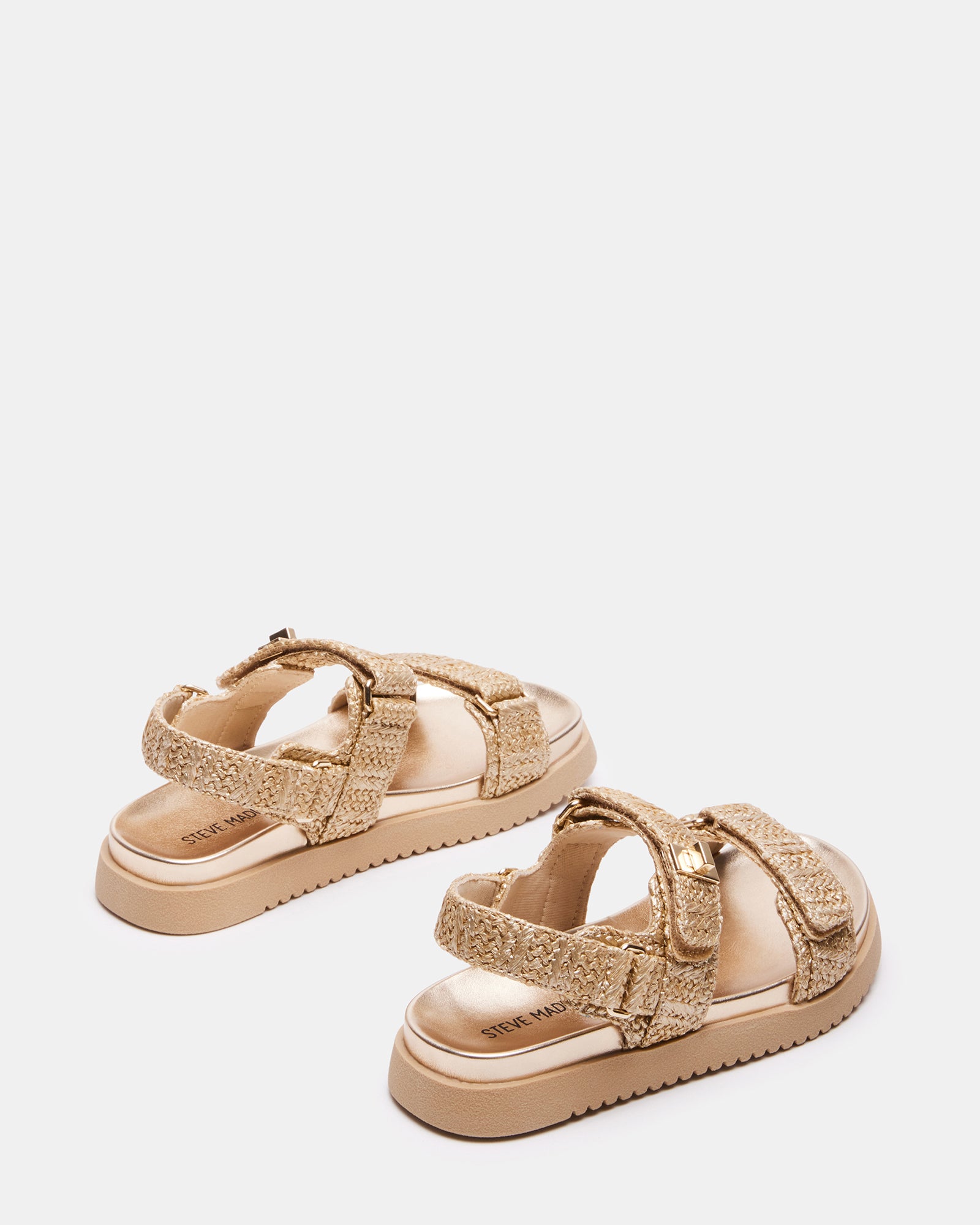 Kids' MONA Gold Multi Girls' Flatform Sandal – Steve Madden