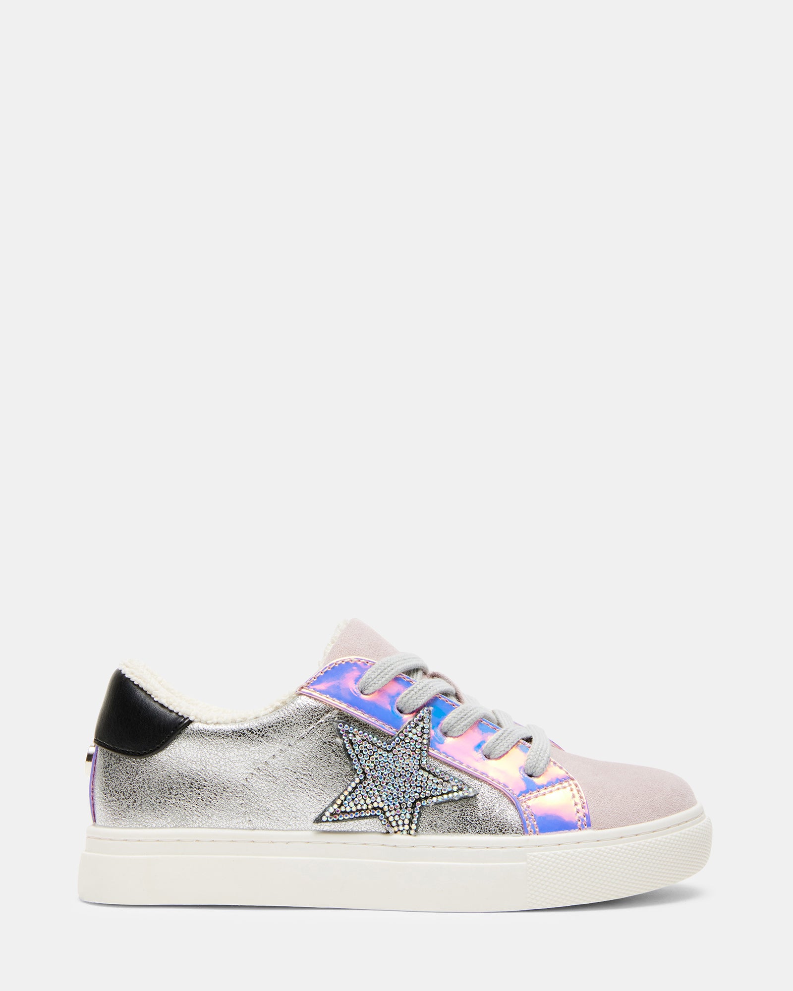 Kids 39 REZUME Iridescent Lace Up - STEVEMADDEN KIDS JREZUME IRIDESCENT 