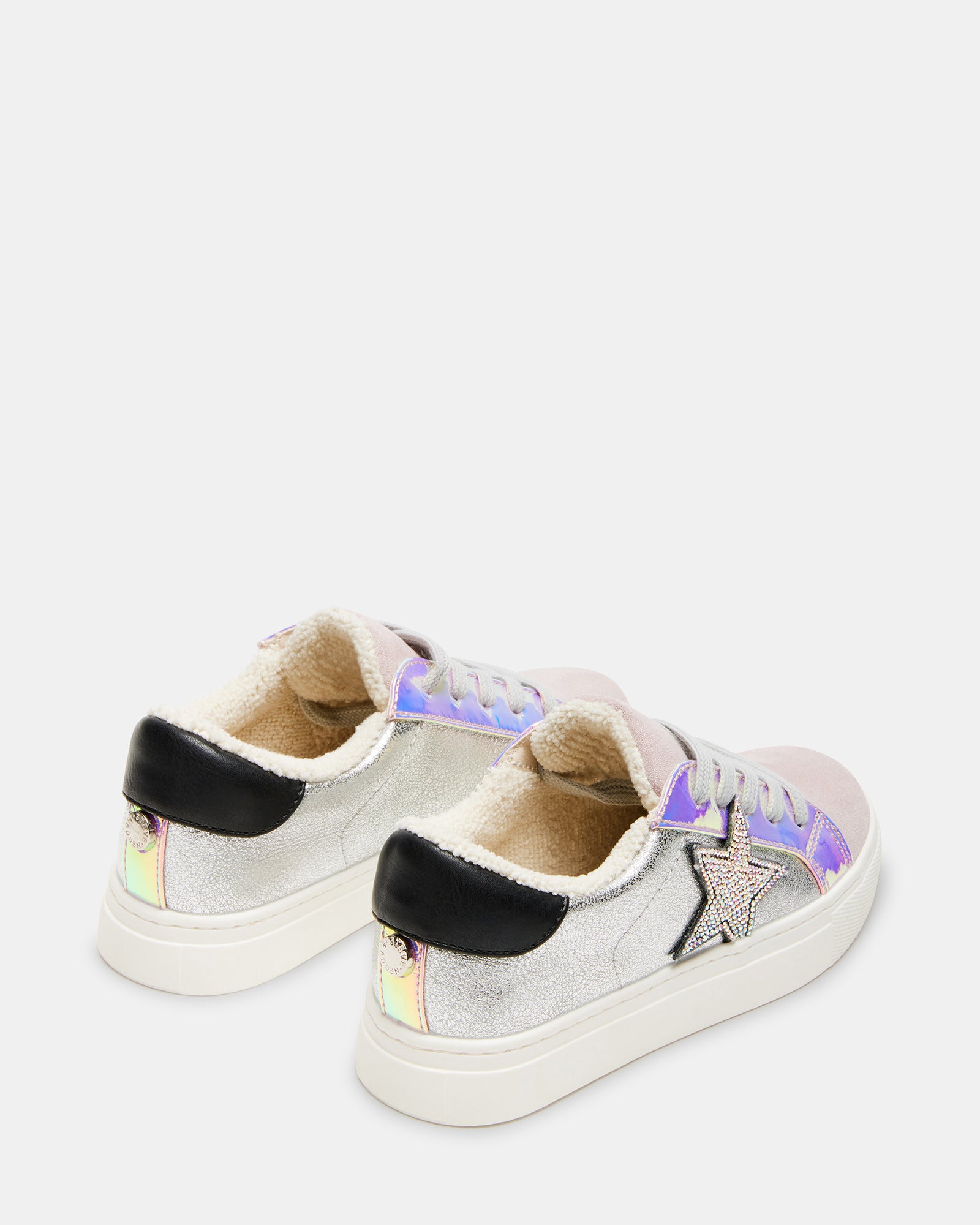 Kids 39 REZUME Iridescent Lace Up - STEVEMADDEN KIDS JREZUME IRIDESCENT 02 