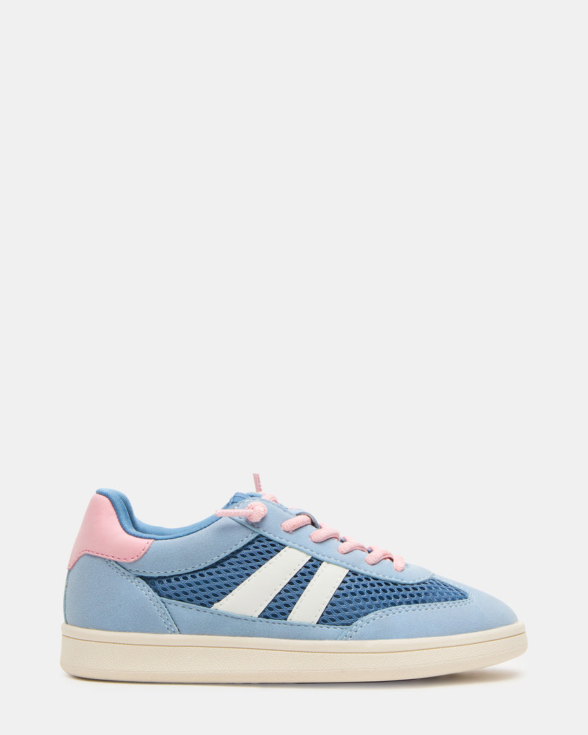 Kids' VERDICT Blue Multi Low-Top Lace-Up Girls' Sneaker | Steve Madden
