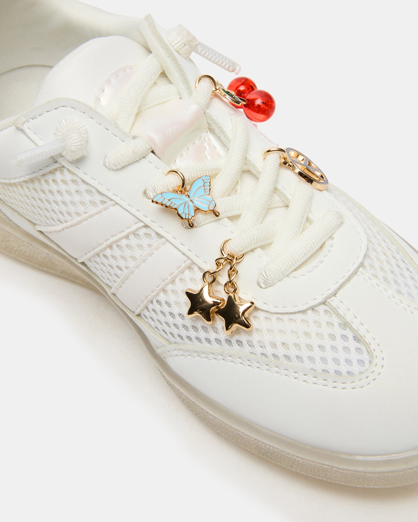 Kids' VERDICT White Multi Low-Top Lace-Up Girls' Sneaker