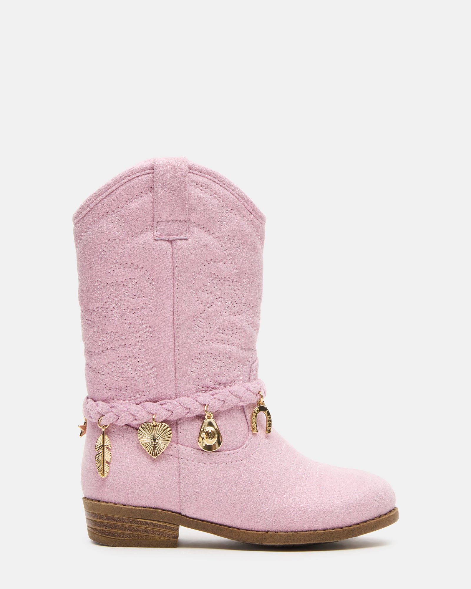 Toddlers' LEANA Pink Pointed-Toe Western Girls' Boot | Steve Madden