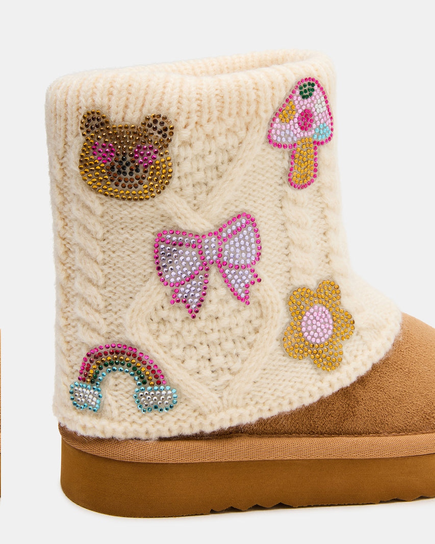 TODDLERS' SADIEE COGNAC - view 3