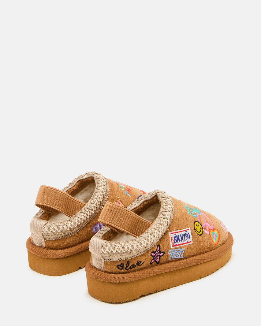 TODDLERS' SELENA COGNAC MULTI