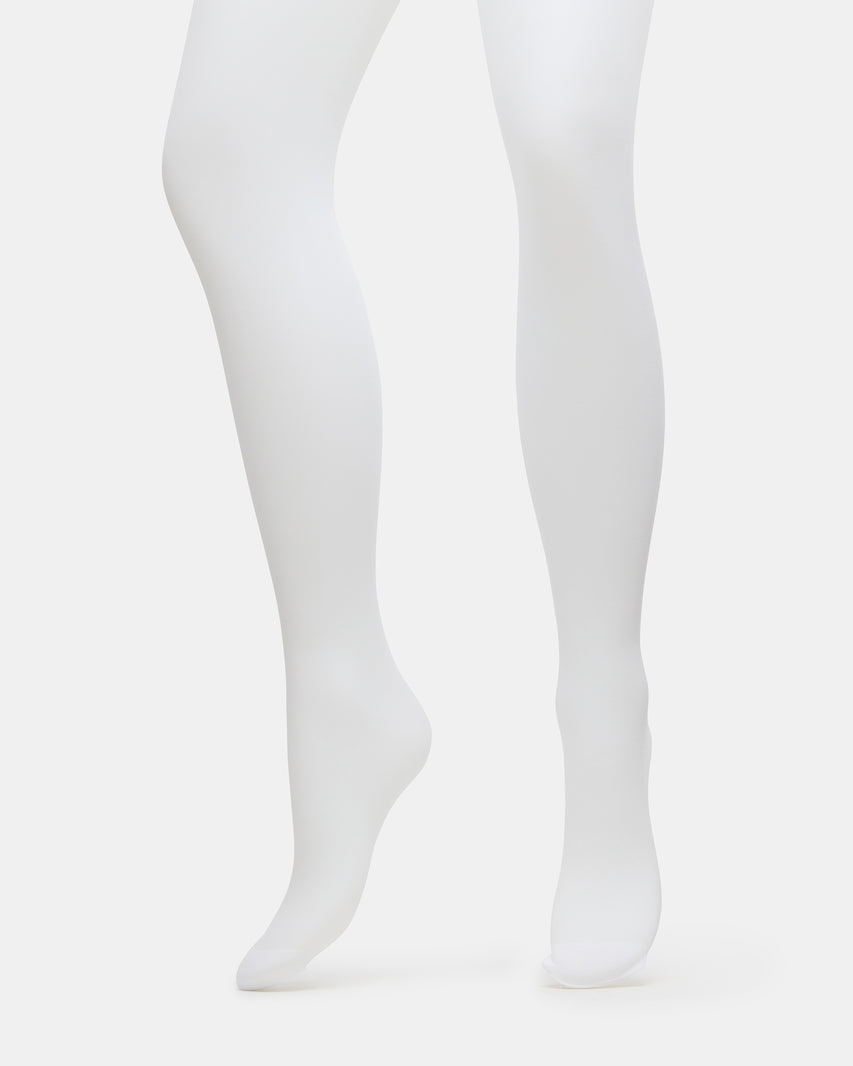 BLAIR SHEER TIGHTS WHITE