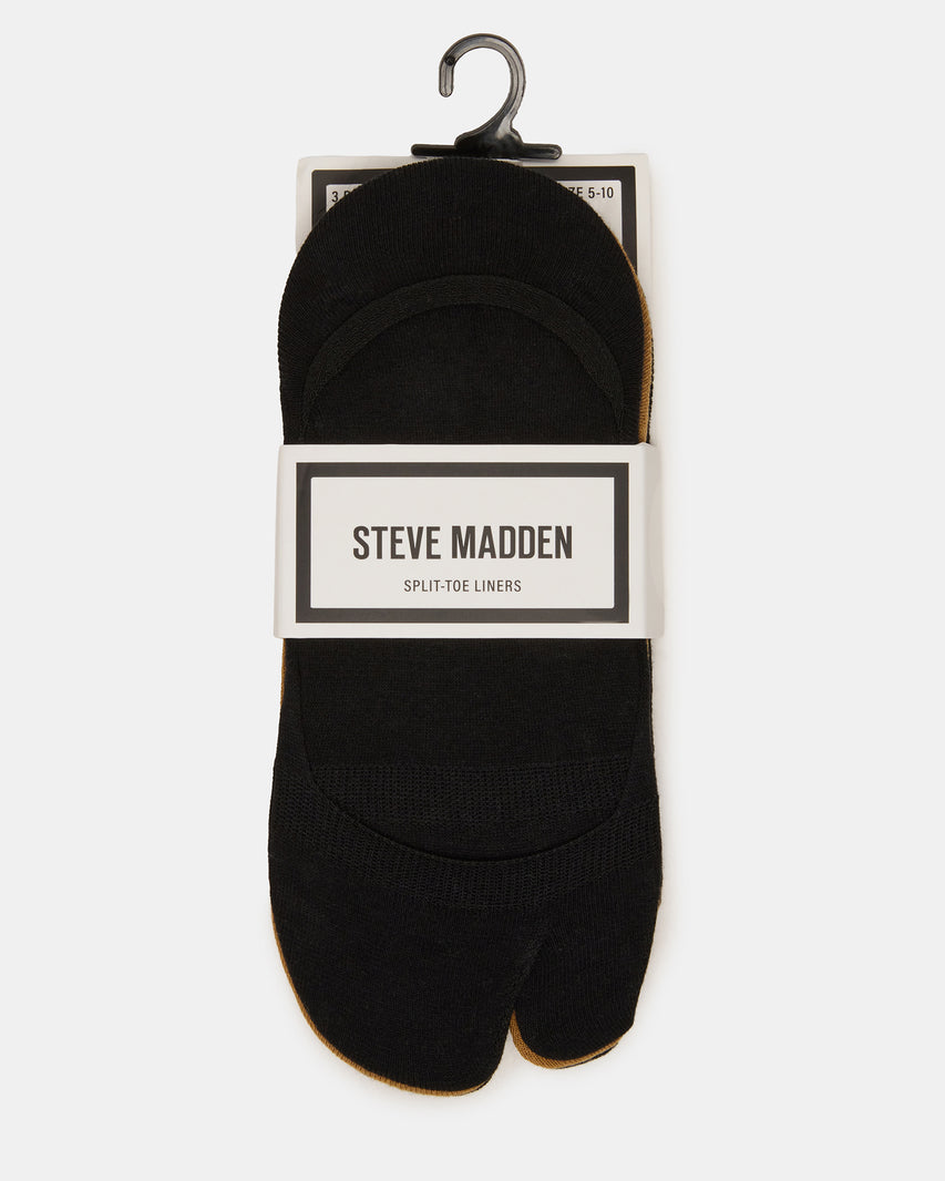 SPLIT TOE LINER SOCKS BLACK/NUDE - view 5
