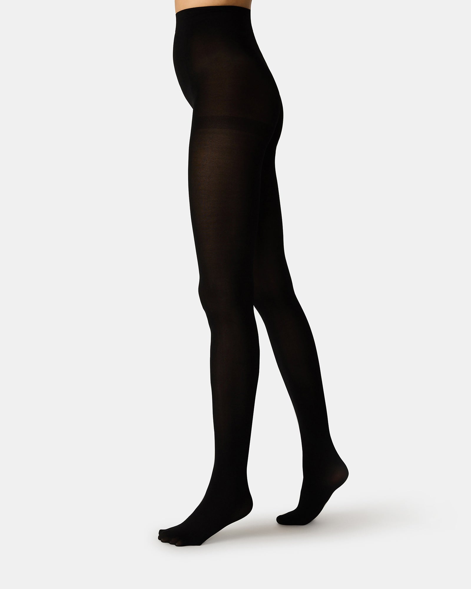 2 PACK LARGE LACE OPENWORK TIGHTS BLACK - view 2
