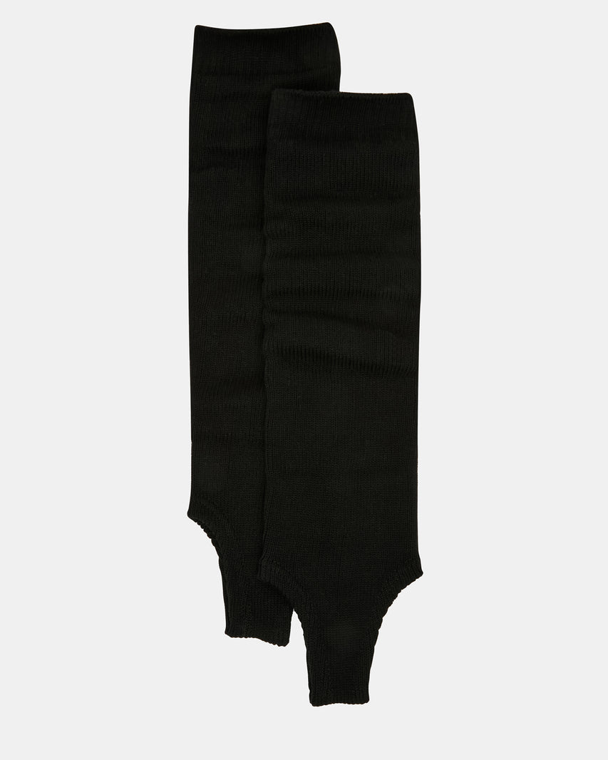 1 PACK STIRRUP LEG WARMERS BLACK - view 3
