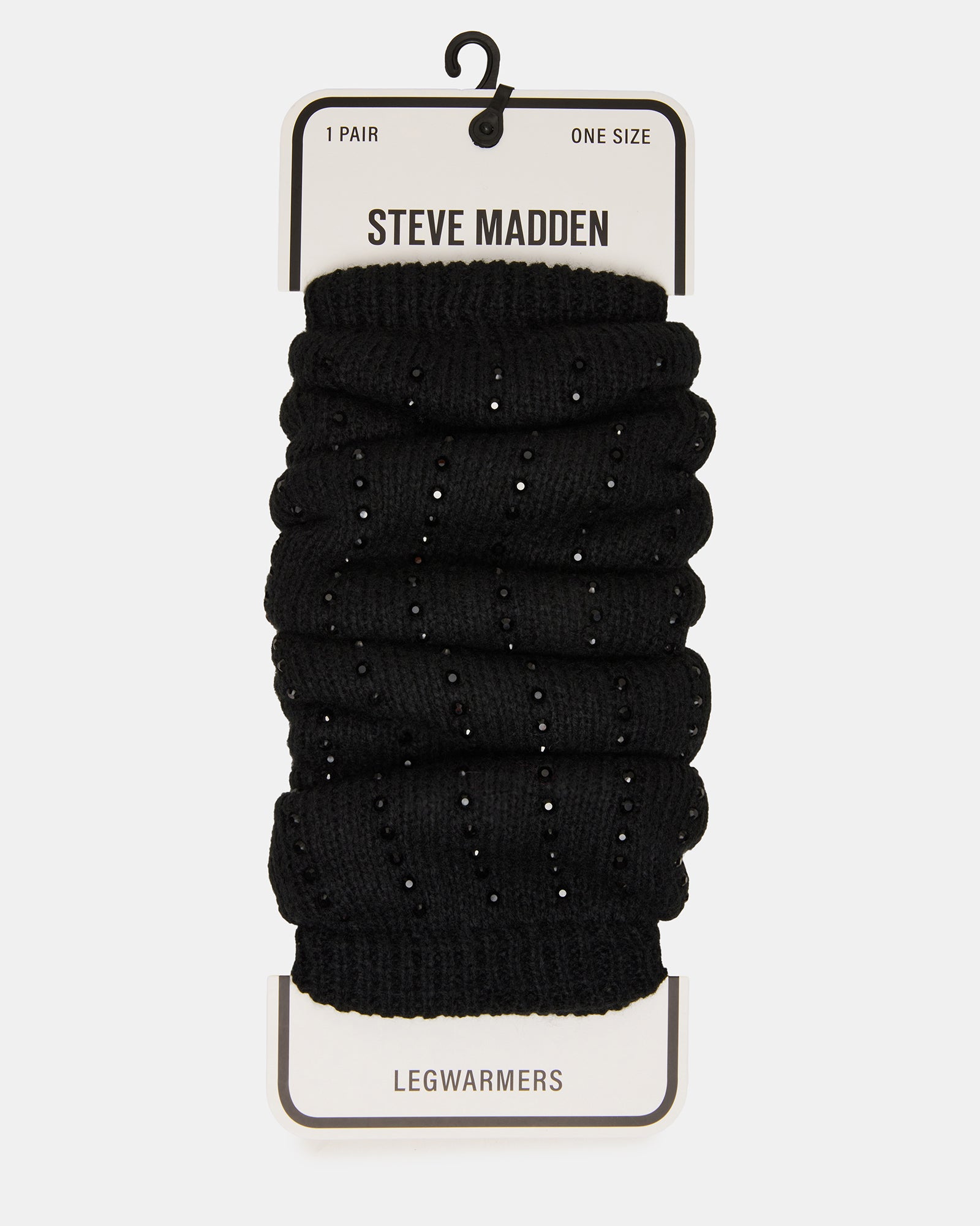 1 PACK CHUNKY CABLE LEG WARMERS BLACK - view 2