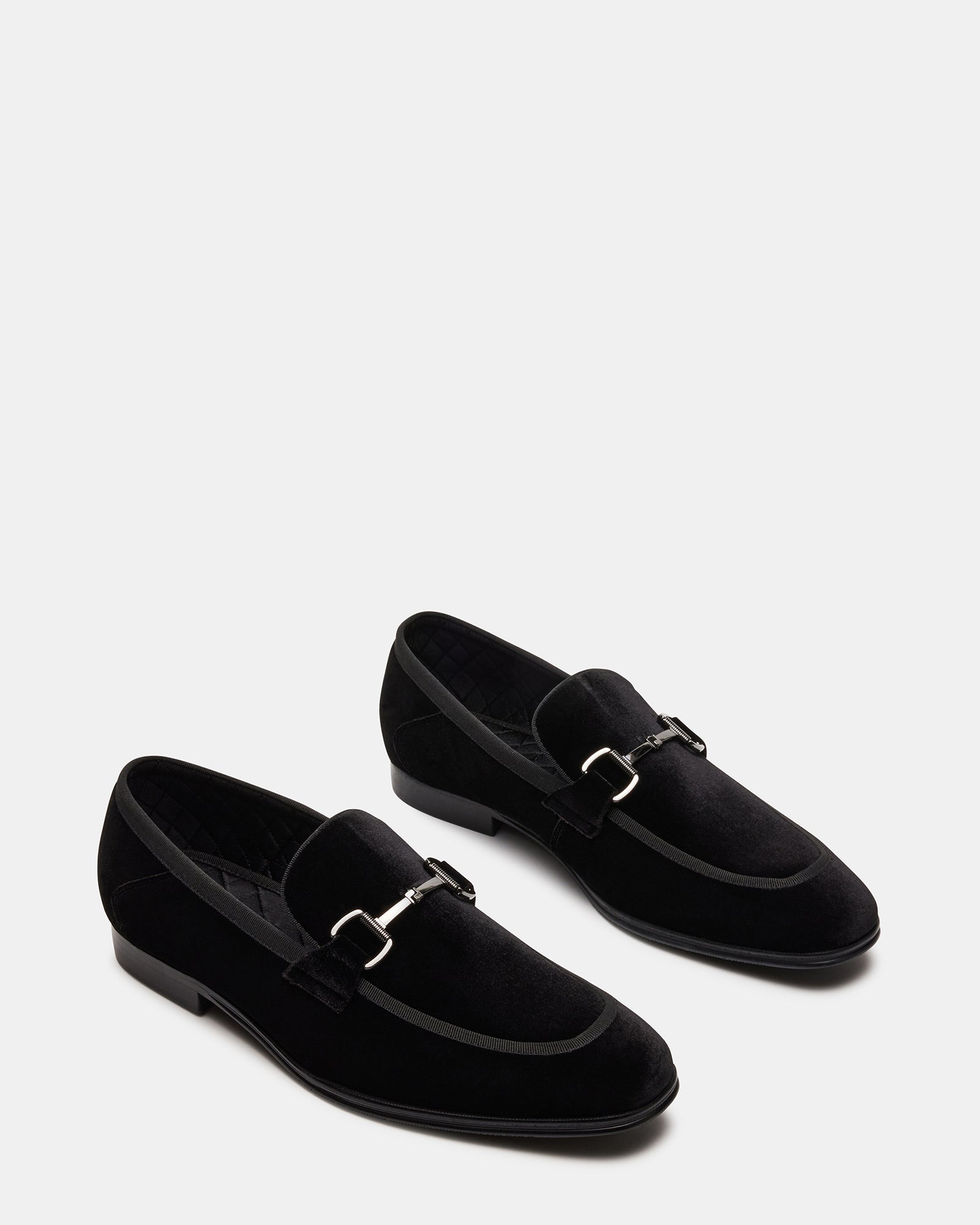 AADI Black/Silver Men's Dress Loafer â Steve Madden