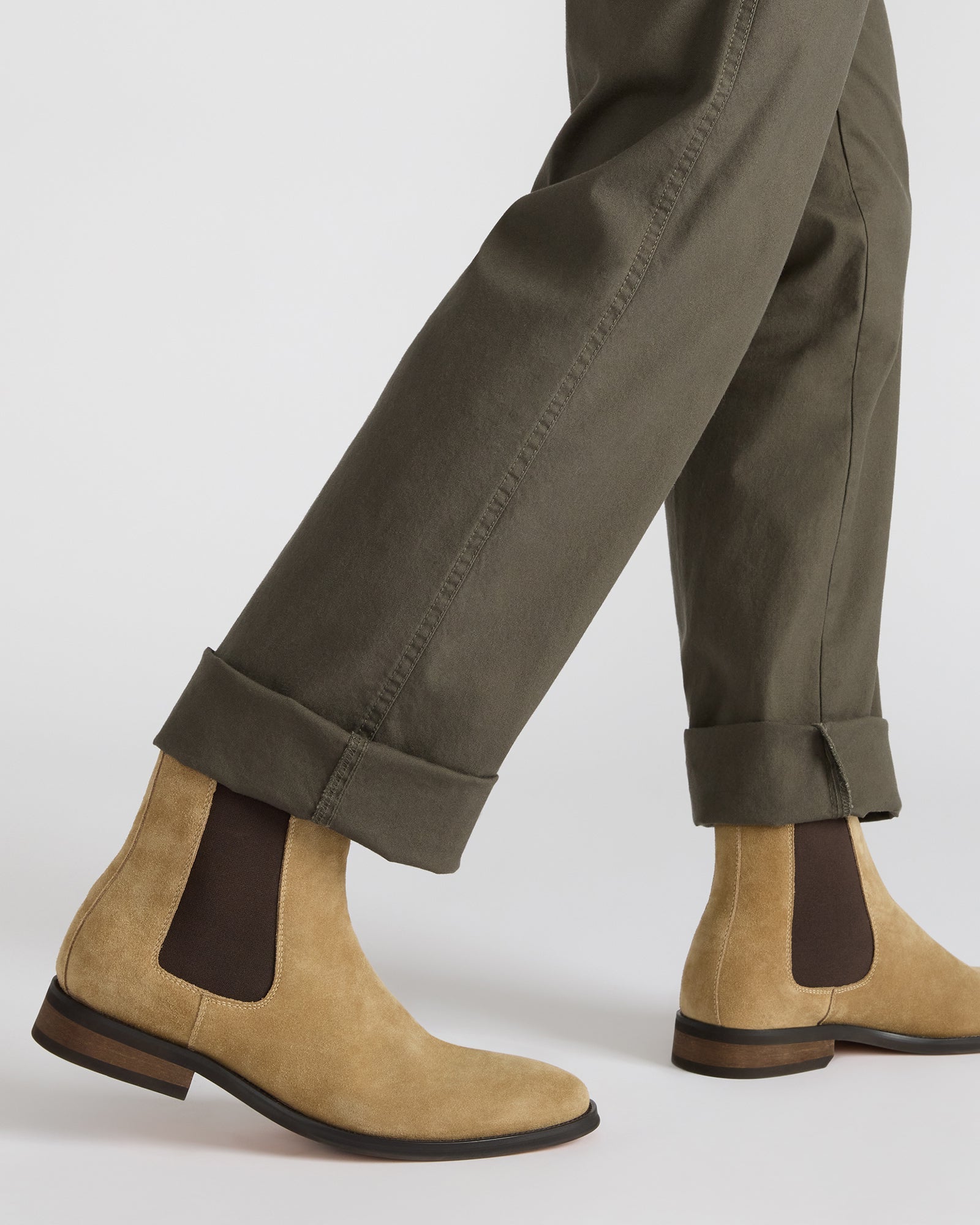 suede dress boots mens ALDAIR Taupe Suede Chelsea Men's Ankle Boot – Steve Madden