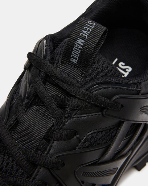 BAIN Black Multi Low-Top Lace-Up Sneaker | Men's Sneakers – Steve Madden
