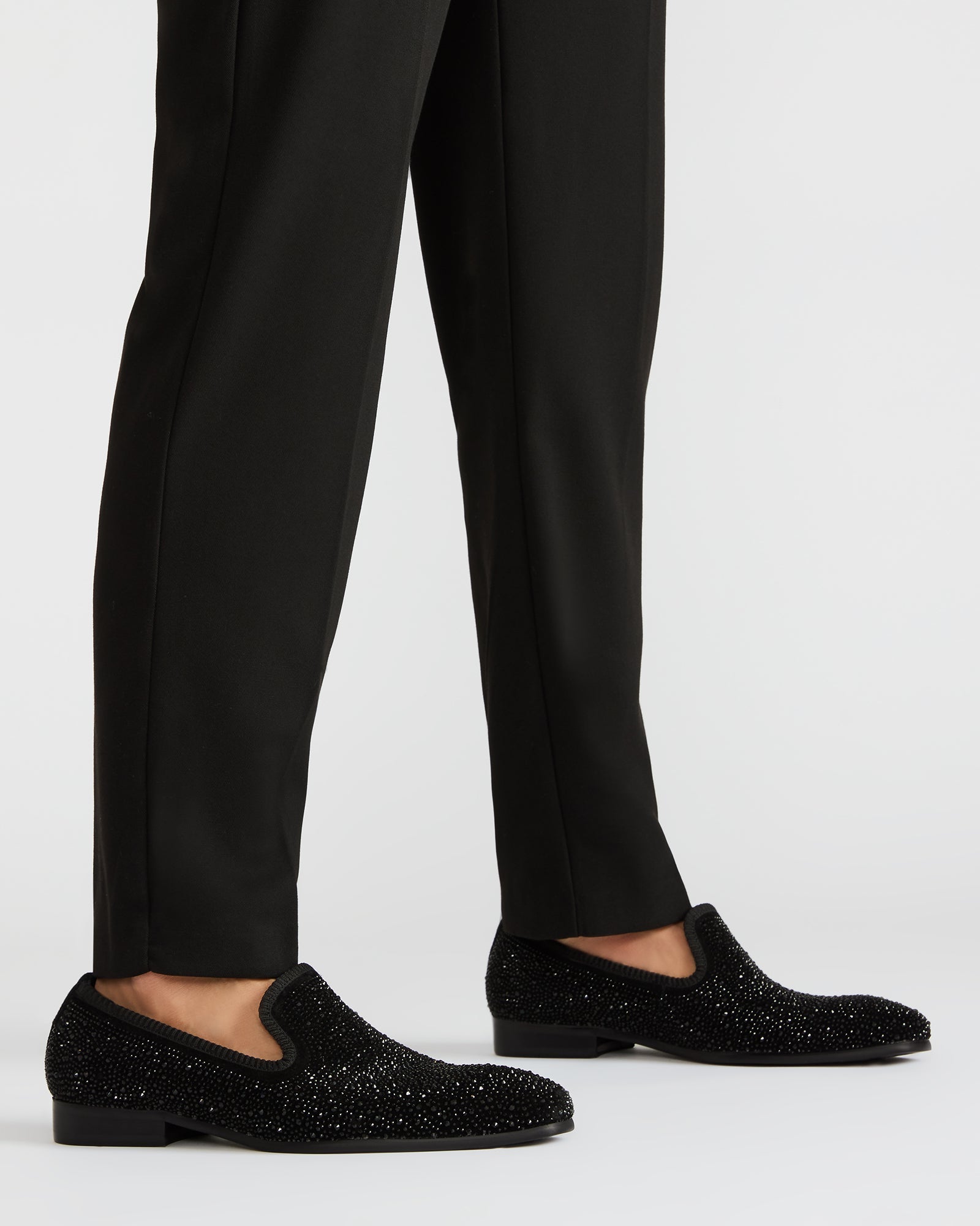 Steve Madden Men's Bannoch Slip-On Loafers - Rhinestones - Size 11.5 - Rubber Steve Madden Men's Bannoch Slip-On Loafers - Rhinestones - Size 11.5 - Rubber