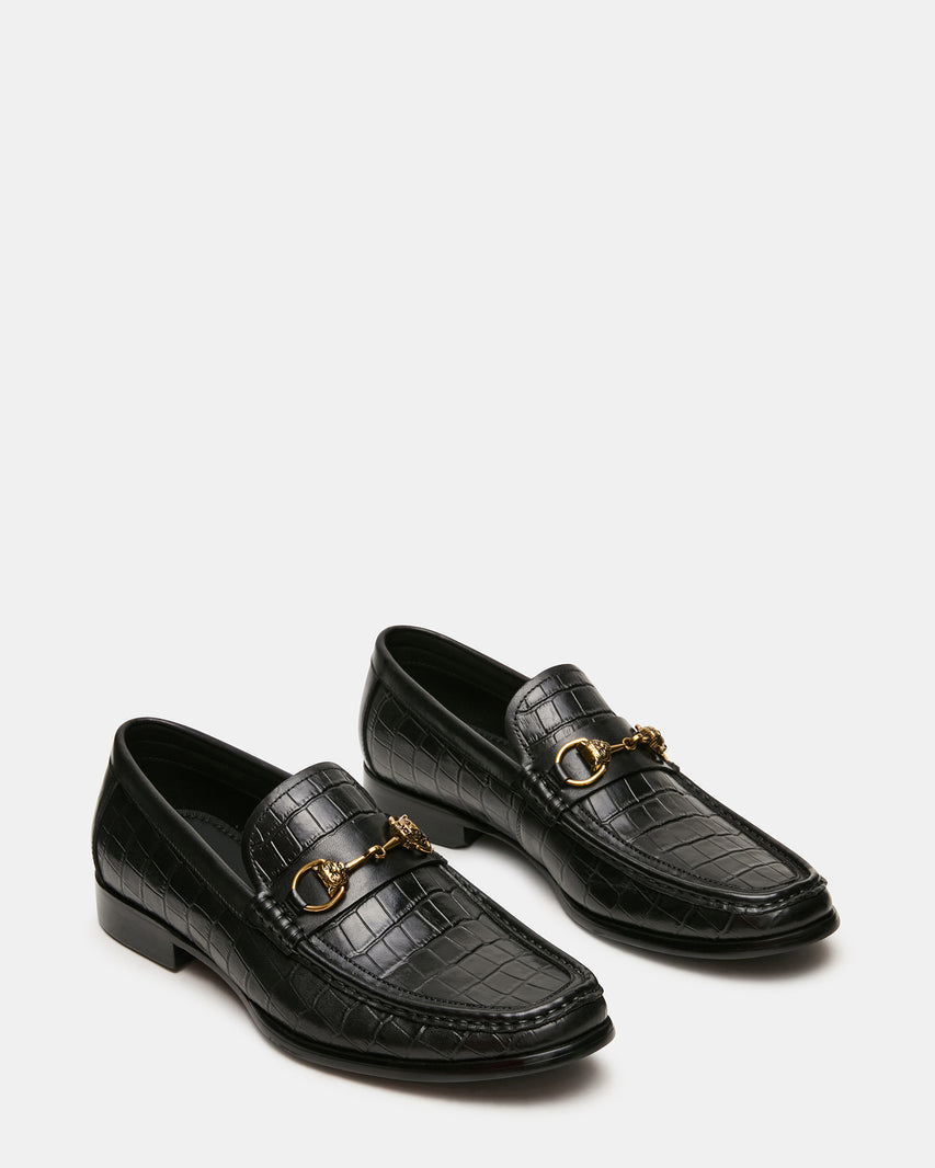 BROOKLYN BLACK CROCODILE - view 2
