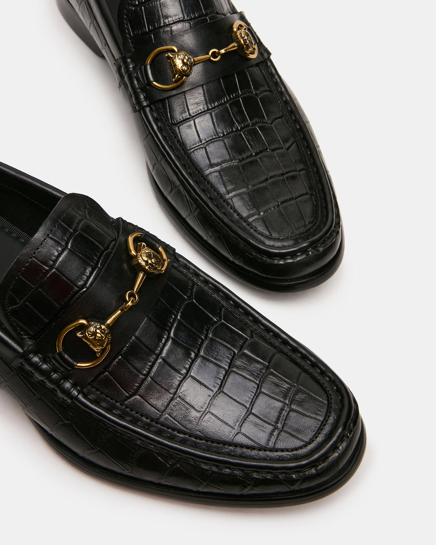 BROOKLYN BLACK CROCODILE - view 3