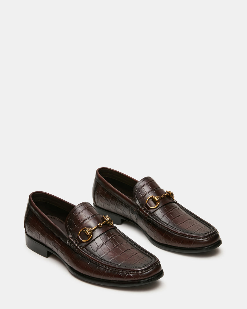 BROOKLYN BROWN CROCODILE - view 2