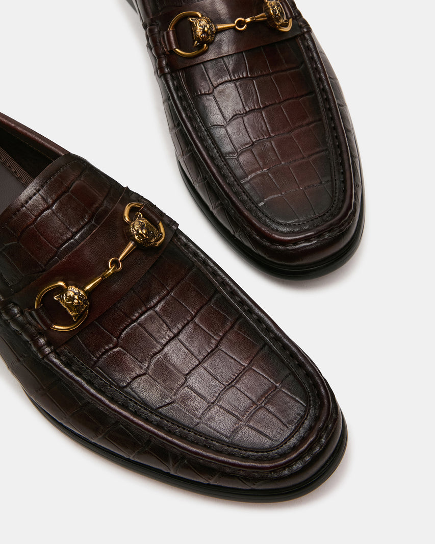 BROOKLYN BROWN CROCODILE - view 3