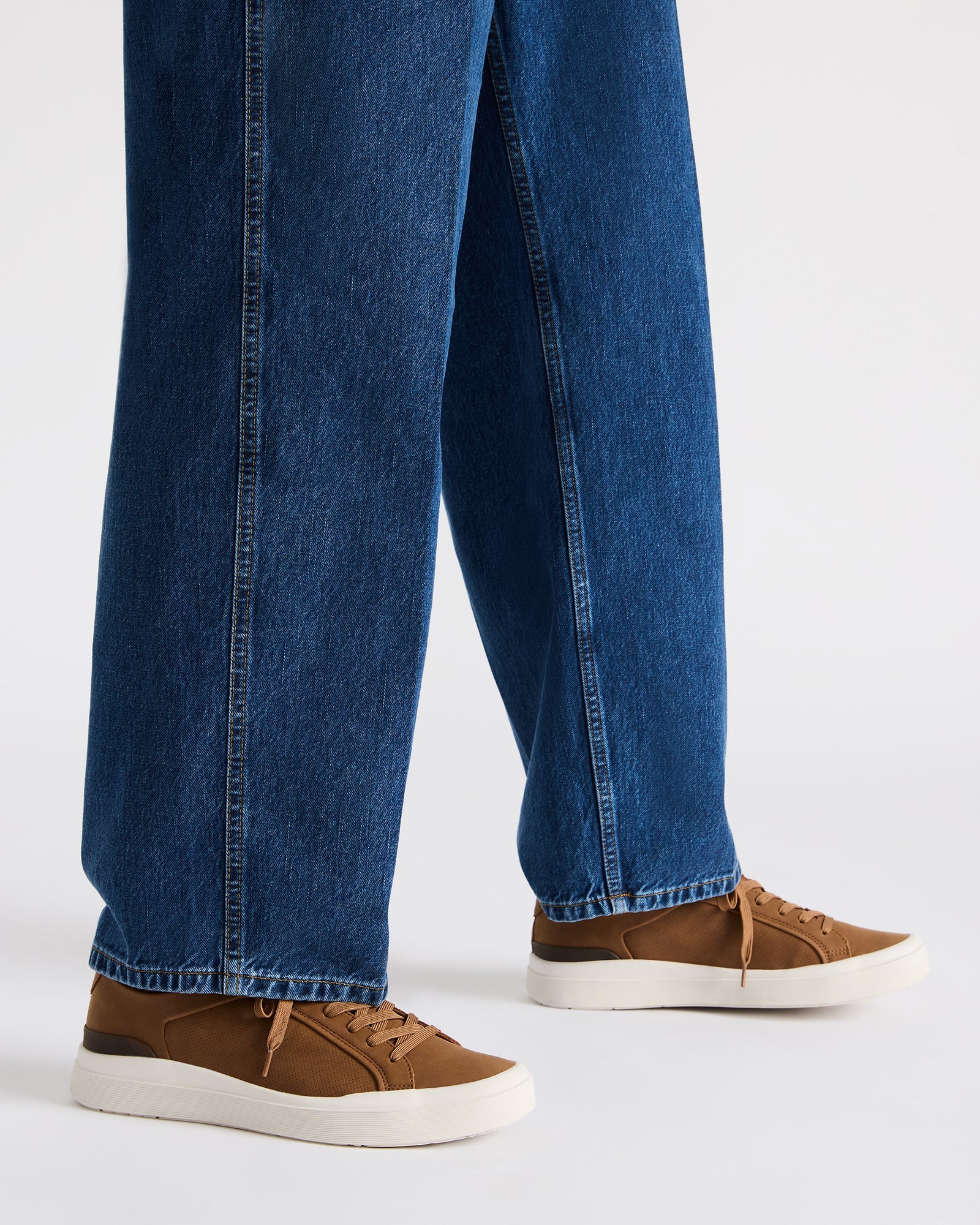 DACK Cognac Men's Lace-Up Sneakers – Steve Madden