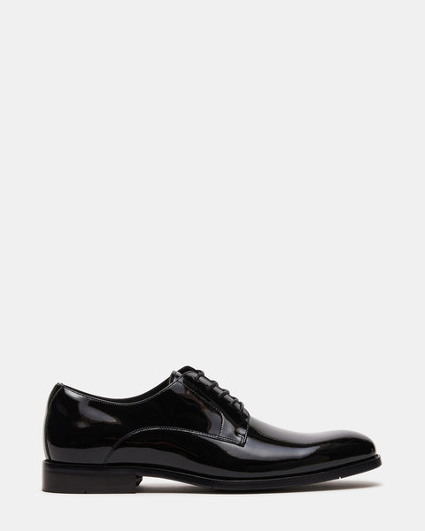 DAYMIN Black Patent Lace-Up Dress Shoe | Men's Dress Shoes – Steve Madden