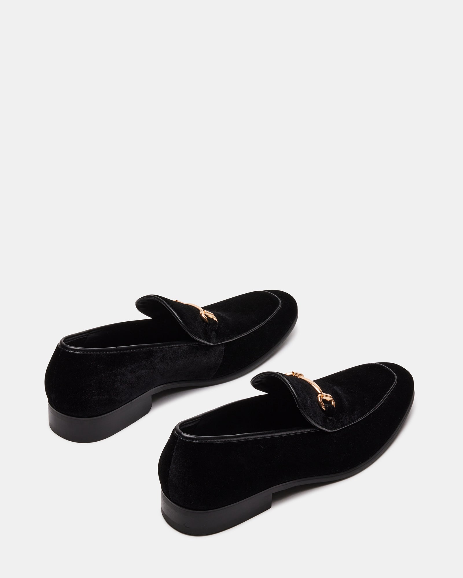 DIEGO Black Velvet Dress Shoes Men's Black Velvet Dress Shoes Steve