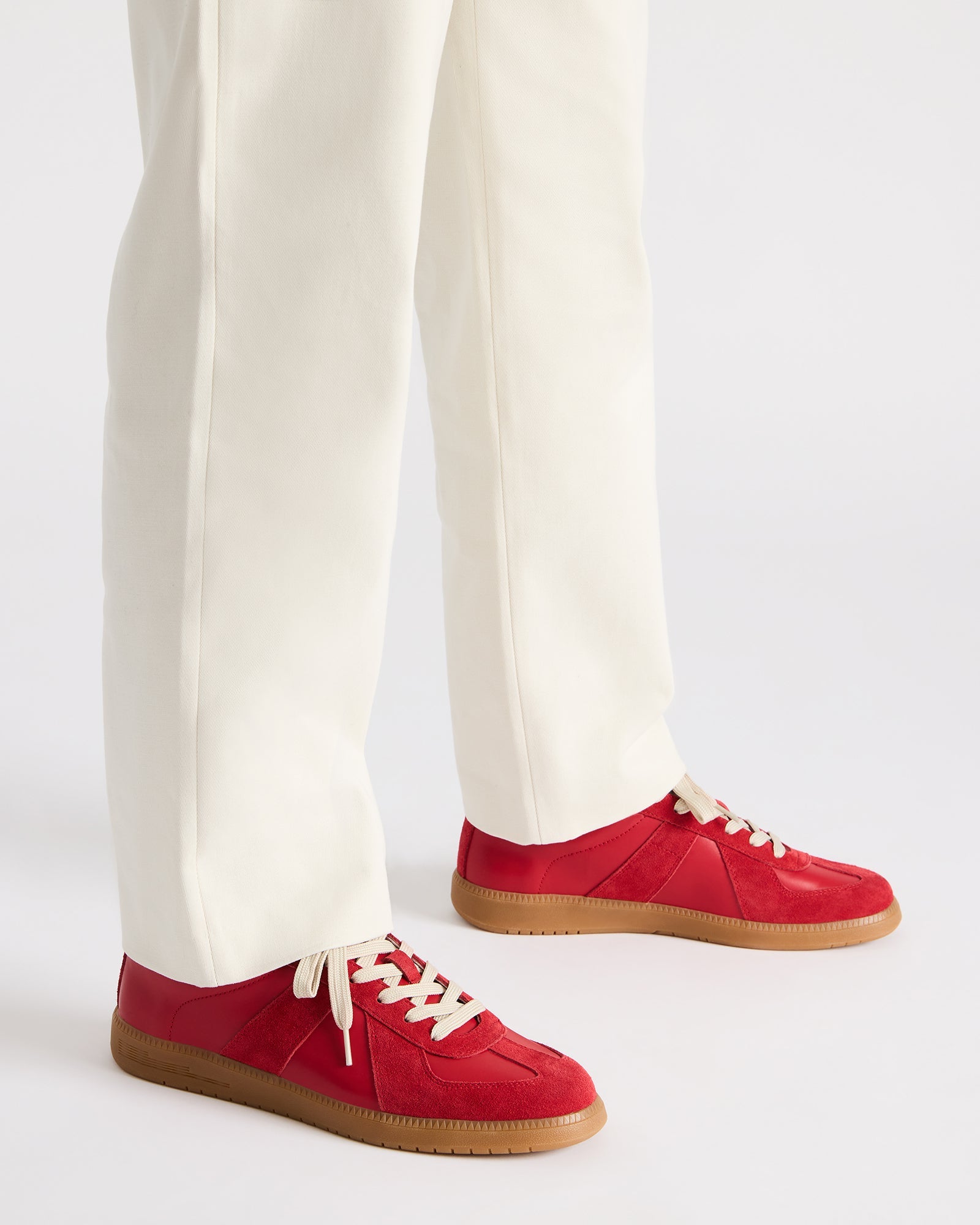 DIXON Red Low-Top Panel Men's Sneaker – Steve Madden